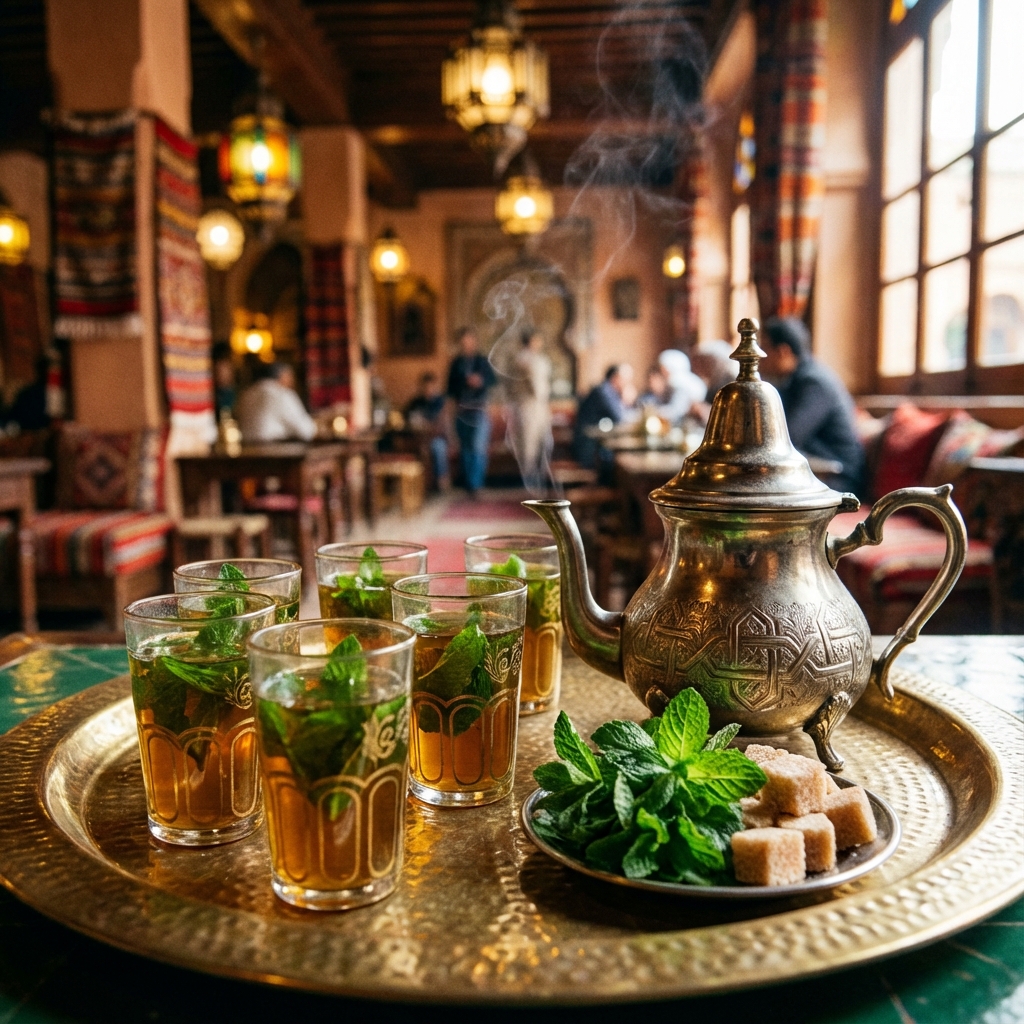 Thé à la Menthe Marocain